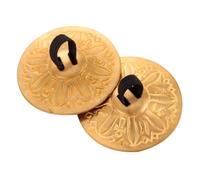 TEMPNAP Platillos de Dedo de Percusión para Danza del Vientre, Cobre Dorado, Sonido Claro y Nítido, Cómodos de Usar para Entretenimiento y Baile Infantil