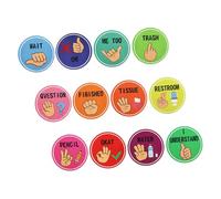 TEMPNAP Pósteres de para Aula de Ayudas para Estudiantes Decoración Boho para Comunicación No Verbal Educación Infantil y