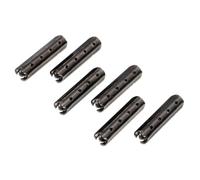 TEMPNAP Puntas de Metal para Cordones de Zapatos 100 Unidades Extremos Lisos, Accesorios Duraderos para Reparación y Creación de Lazos de Zapatos