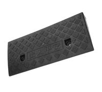 TEMPNAP Rampa de Umbral para Coche Negra 6 Cm de Altura Antideslizante de Caucho Resistente para Entradas y Escalones, Rampa Portátil para Scooters y Sillas de Ruedas, Protección Segura