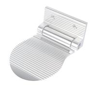 TEMPNAP Reposapiés Antideslizante Resistente Corrosión de Aluminio Espacial Plata para para Hogar Adecuado para Ducha y Cuidado de Zapatos