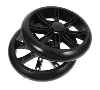 TEMPNAP Ruedas para Carrito de Compras 2 Piezas de Plástico Resistentes Estructura Estable para Facilitar Maniobras en Espacios Estrechos y Transporte de Artículos Pesados