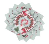 TEMPNAP Servilletas Navideñas de Papel Diseño Creativo y Colorido para Fiestas y Celebraciones, Paquete de 100 Unidades para Uso Desechable