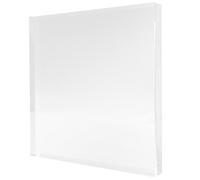 TEMPNAP Soporte Acrílico para Exhibición de Joyas y Cosméticos, Base Cuadrada para Almacenamiento y Organización en Espacios de Trabajo y Hogar