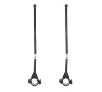 TEMPNAP Soporte para Banderas de Bicicleta, 2 Unidades, 11 X 1,8 X 0,6 Pulgadas, Rígido y Liviano, para Uso en Manillares de Motocicleta y Bicicletas de Paseo