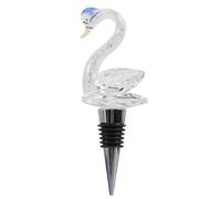 TEMPNAP Tapón para Vino Decorado Forma de Cisne Azul Cierre Hermético Reutilizable para Botellas Accesorio Elegante para Bodas y Festivales Diseño Pequeño y Práctico Protección contra
