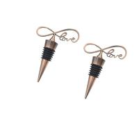 TEMPNAP Tapones de Corcho para Botella de Vino de Aleación Reutilizables y Fáciles de Usar, 2 Piezas, Diseño Creativo y Elegante para Hogar y Fiesta
