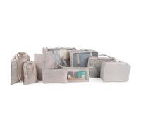 TEMPO - Bolsa De Viaje Mujer y Hombre Plegable Ligera Impermeable. Bolsa Deporte Cabina Bolsa Fin De Semana Mujer Bolsa De Viaje Mano, Beige