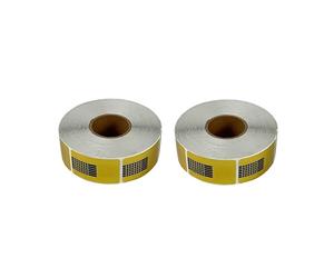 TEMPO DI SALDI 2 rollos de papel de liar dorado de 500 unidades, para reconstrucción de estiramiento de uñas, 1000 unidades
