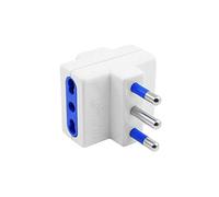TEMPO DI SALDI Adaptador triple enchufe 16 A 2 tomas bipaso 16 A/10 A + toma bipaso universal