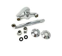 tempo di saldi - Grifo de pared para fregadero de cocina o monomando de bañera con caño alto de latón cromado