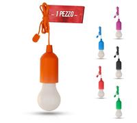 TEMPO DI SALDI Lampadina A Led Portatile Colorata Senza Corrente Per Casa Campeggio Giardino, 1 pezzo