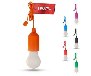 TEMPO DI SALDI Lampadina A Led Portatile Colorata Senza Corrente Per Casa Campeggio Giardino, 1 pezzo