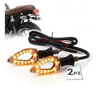 TEMPO DI SALDI Par de intermitentes universales LED impermeables para moto