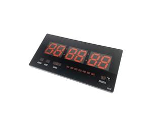 tempo di saldi Reloj de Pared Digital con Pantalla LED con función de termostato y Fecha