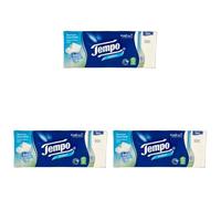 Tempo Fazzoletti Tascabili Protect, 10 pacchetti da 9 fazzoletti - 280 g (Paquete de 3)
