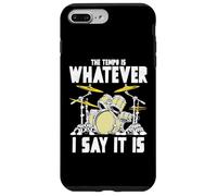 Tempo Is Whatever I Say It Is Retro Drum Grunge Vintage Carcasa para iPhone 7 Plus/8 Plus
