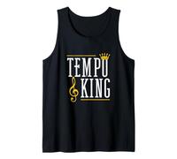 Tempo King Funny Orchestra Dirigiendo para Directores De Música Camiseta sin Mangas