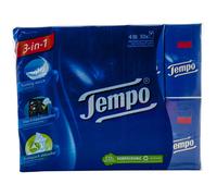 Tempo Pañuelos 4 -capa 2 Paquetes 30x10 Unidad = 600 Unidad Lavable a Máquina