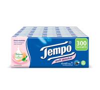 Tempo - Pañuelos de papel - Pañuelos de bolsillo para pieles sensibles - Cantidad 300 paquetes de 9 pañuelos