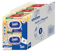 Tempo - Papel higiénico húmedo Gentle Care Trio-Pack (18 paquetes (6x3) x 42 hojas cada uno), paquete grande, 1 kg