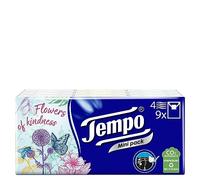 Tempo Paquete de 9 paquetes de 5 pañuelos
