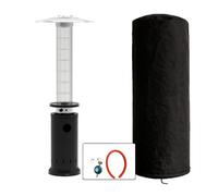 TEMPO STYLE - Estufa de gas de exterior Eclipse | Calentador rápido 360° de propano - Potencia 13 kW cubierta y regulador incluidos | Diseño moderno, apto para bombonas de 5-10 kg para jardín, terraza