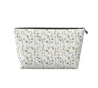 Temporada Acuarelas De Hierbas Flores, Bolsa de artículos de tocador Bolsa de Maquillaje Bolsa de cosméticos Bolsa de artículos de tocador de Viaje portátil