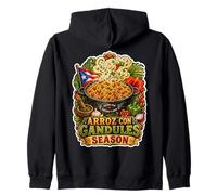 Temporada Boricua Arroz con Gandules Sudadera con Capucha