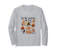 Temporada de Halloween, juguetones Doddle Fall Vibes y Especias de Calabaza Manga Larga