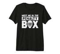 Temporada de Hockey Encuéntrame en Caja de penalización Hockey Fan Hockey Camiseta Premium