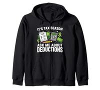 Temporada de Impuestos Deducción Contador Divertido Asesor Fiscal Financiero Sudadera con Capucha