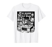 Temporada de impuestos Humor Divertido Plaga Doctor Diseño Camiseta
