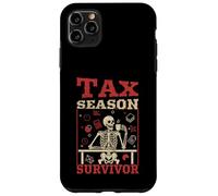 Temporada de Impuestos Sobreviviente Contador Preparador de Impuestos Día de Impuestos Carcasa para iPhone 11 Pro MAX