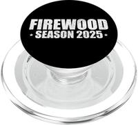 Temporada de leña 2025 Temporada de tala Retro PopSockets PopGrip para MagSafe