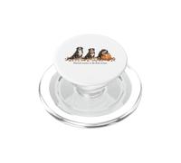 Temporada de otoño de Franela de Bernese Mountain Dogs PopSockets PopGrip para MagSafe