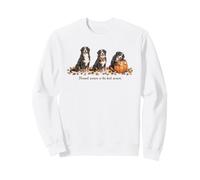Temporada de otoño de Franela de Bernese Mountain Dogs Sudadera