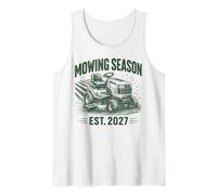 Temporada de siega EST 2027 Cortacésped Tractor de césped Camiseta sin Mangas