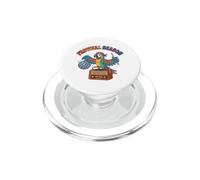 Temporada del Festival del Loro Psicodélico Vintage Radio Jam PopSockets PopGrip para MagSafe