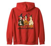 Temporada espeluznante ganso bruja boo calabaza diversión Sudadera con Capucha