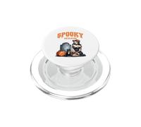 Temporada Espeluznante Pin Up Bruja y Gato Otoño Halloween PopSockets PopGrip para MagSafe