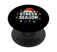 Temporada Estrés Divertido Navidad Sutil Bah Humbug PopSockets PopGrip Adhesivo