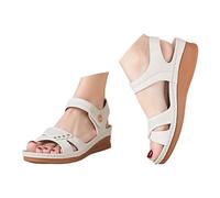 Temporada: Sandalias de punta abierta con gruesa y hebilla en el tobillo para una comodidad veraniega informal y un estilo para el día a día. De tacón bajo