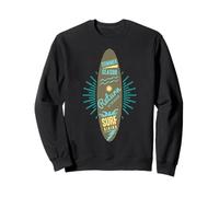 Temporada Verano Regreso A La Playa Surf Riding Sudadera
