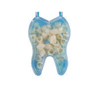 Temporary Dental Crown, 50 Pieces/Box Teeth Temporary Teeth Realistic Dental Care Front Back Tooth Crown