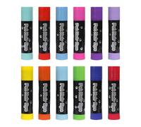 Temporary Dog Hair Dye, 12x Washable Pet Grooming Dog Hair Dye Temporary, Small to Large Dog Hair Color Chalk Painting Pens Lasts for Days for Cats, Horses, as Shown in the Pic