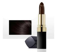 Temporary Hair Coloring Stick,3 In 1 Plant Hair Dye Stick,Natural Hairline Shadow Stick,Quickly Cover Up Grey Hair,Portable Hair Dye Stick (Brown)