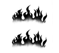 Temporary Tattoo Stickers On The Back Of The Hand Flame Head Juice Vegetable Ink Waterproof Semi-Permanent And Long-Lasting For 2 Weeks Cannot Be Washed Off New Temporary Tattoos For Women Man