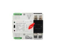 Temporizador 2/4P, selector de interruptor de transferencia automática de doble alimentación de 220 V, control remoto ininterrumpido, generador de 125 A(2P)