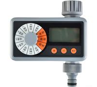 Temporizador automático de riego de jardín con sensor de lluvia, temporizador programable de grifo de manguera 9, para sistema de riego de plantas al aire libre, controlador de riego resistente a la
